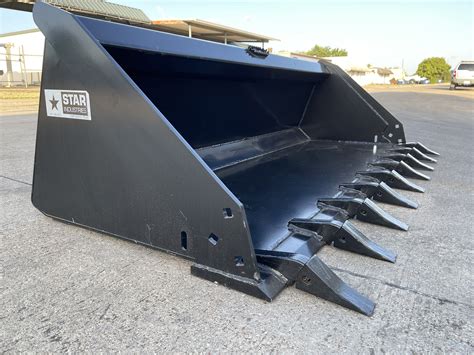 metered skid steer bucket|smooth bucket for skid steer.